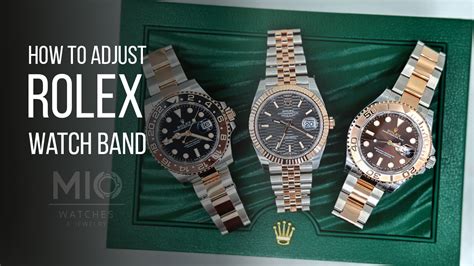 how to tighten rolex watch band|adjusting Rolex watch jubilee strap.